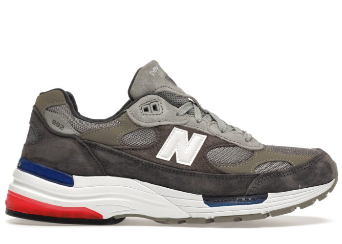 New Balance 992 Grey Blue Red