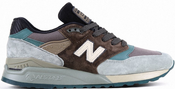 New Balance 998 Brown Teal