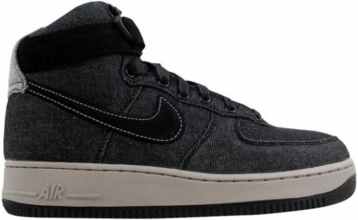 Nike Air Force 1 Hi SE Denim Black/Dark Grey-Cobblestone (W)