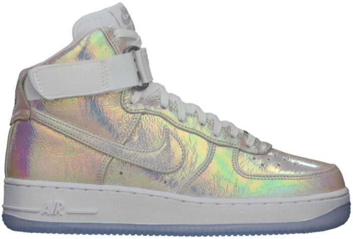 Nike air force 1 high iridescent top