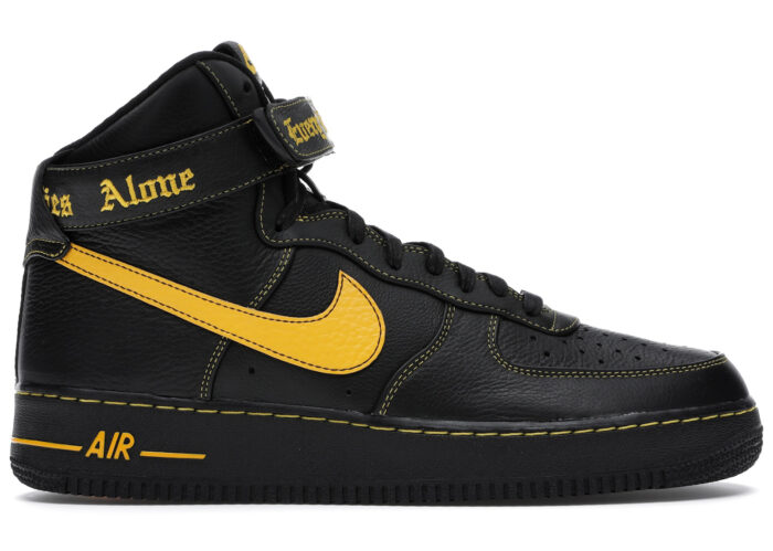 Nike Air Force 1 High Vlone Black University Gold