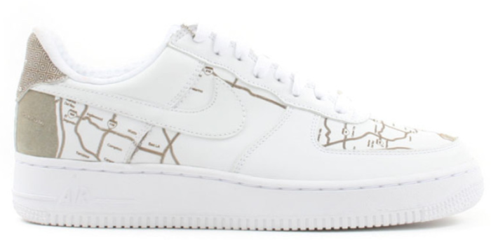 Nike Air Force 1 Low LA Map