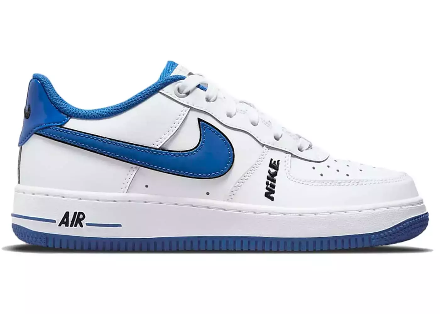 Nike Air Force 1 Low LV8 White Game Royal (GS)