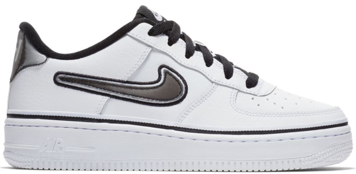 Nike Air Force 1 Low NBA White Black (GS)