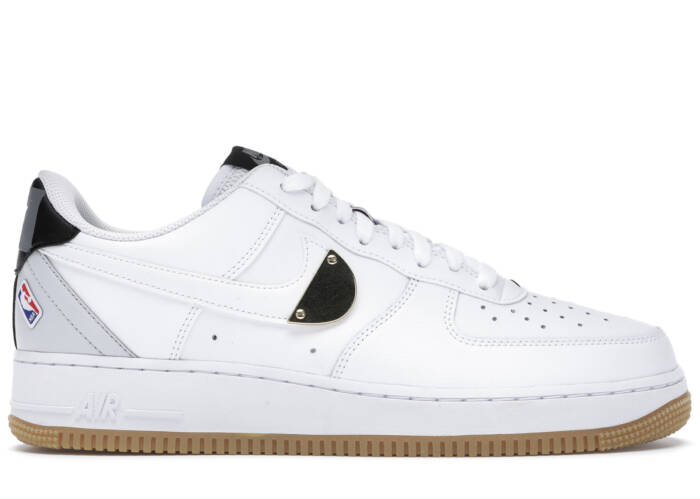 Nike Air Force 1 Low NBA White Grey Gum
