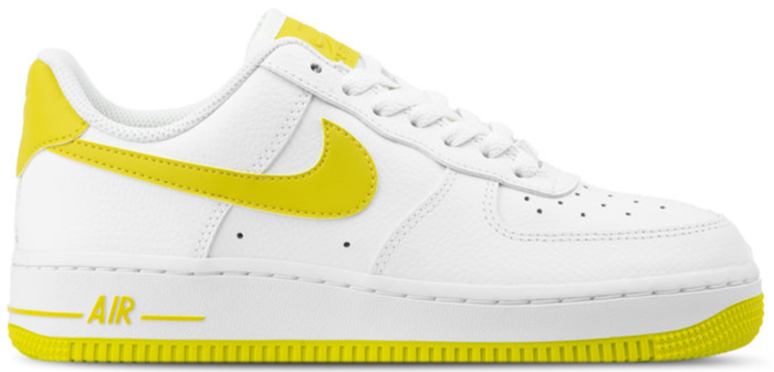 Nike Air Force 1 Low Patent White Bright Citron (W)