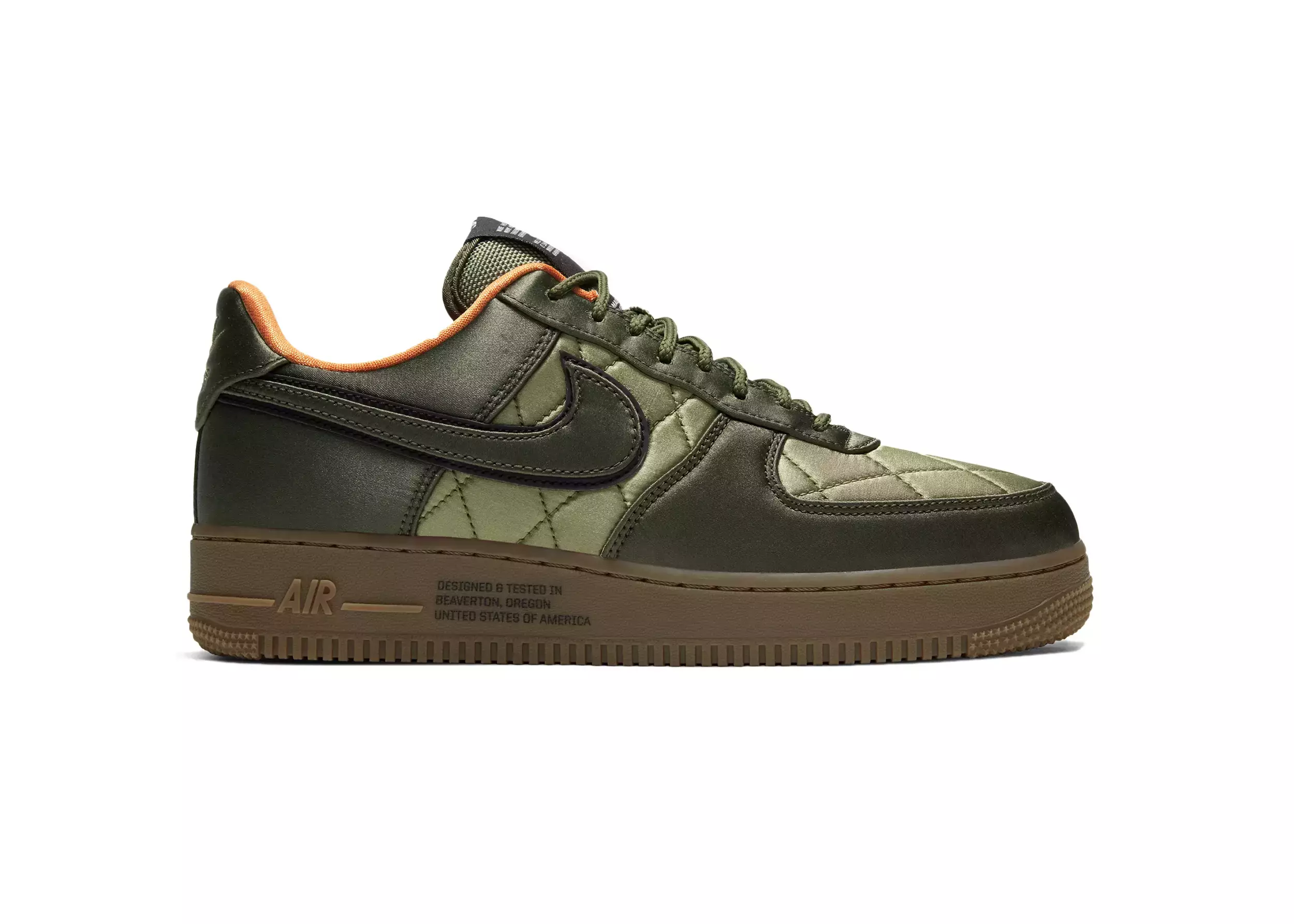 Nike Air Force 1 Low Quilted Satin Pack Cargo Khaki