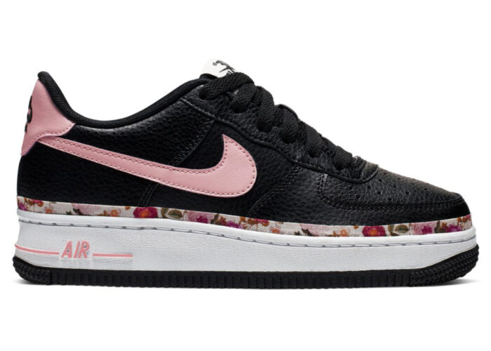 Nike Air Force 1 Low Vintage Floral Black Pink (GS)