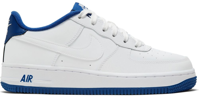 Nike Air Force 1 Low White Deep Royal Blue (GS)