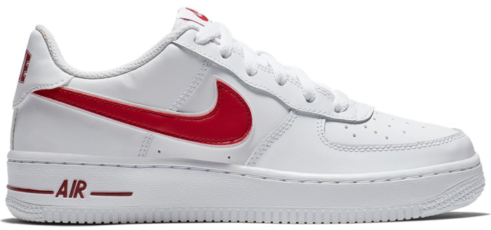 Nike Air Force 1 Low White Gym Red (GS)