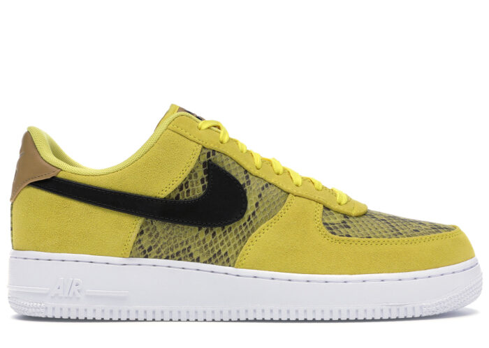 Nike Air Force 1 Low Yellow Snakeskin