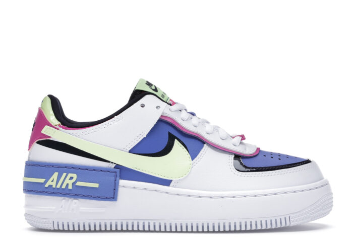 Nike Air Force 1 Shadow White Sapphire Barely Volt (W)