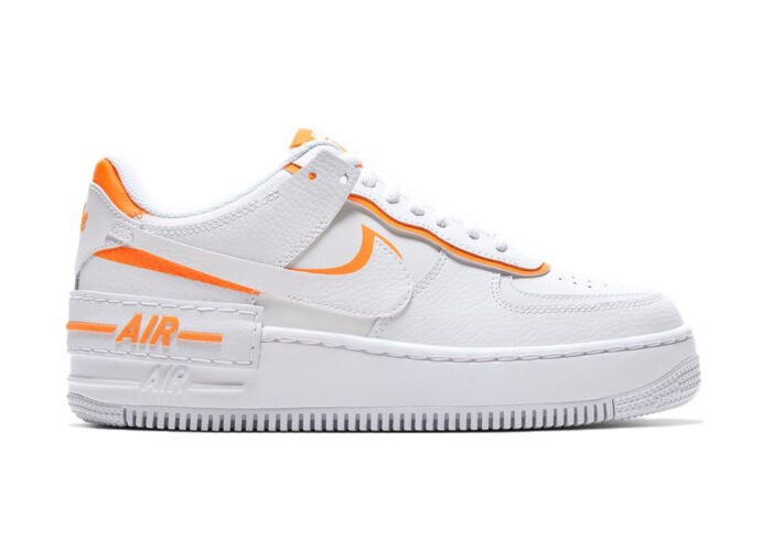 Nike Air Force 1 Shadow White Total Orange (W)