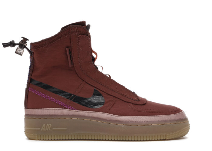Nike Air Force 1 Shell Burgundy Ash (W)