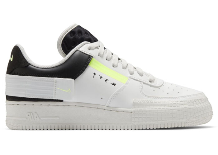 Nike Air Force 1 Low Type White Barely Volt