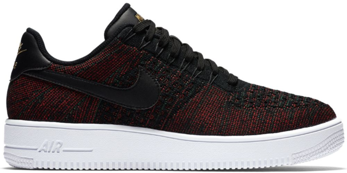 Nike Air Force 1 Ultra Flyknit Low Black Metallic Gold