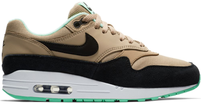 Nike Air Max 1 Desert Black Green Glow (W)