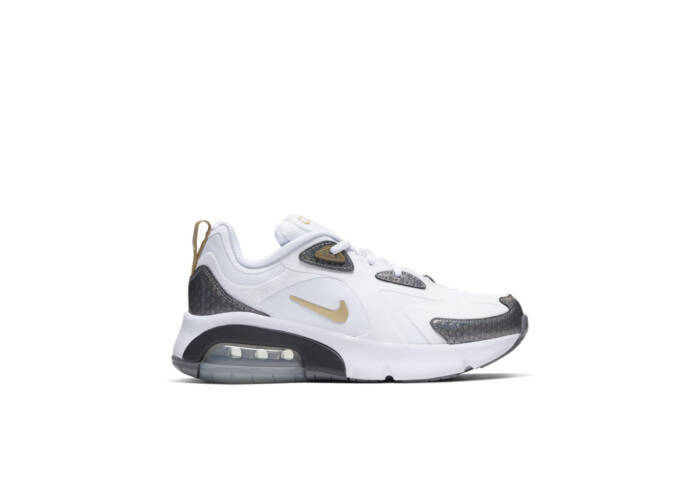 Nike Air Max 200 White Metallic Gold (GS)