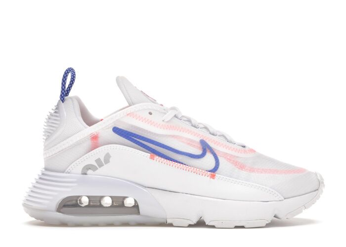 Nike Air Max 2090 White Flash Crimson Racer Blue (W)