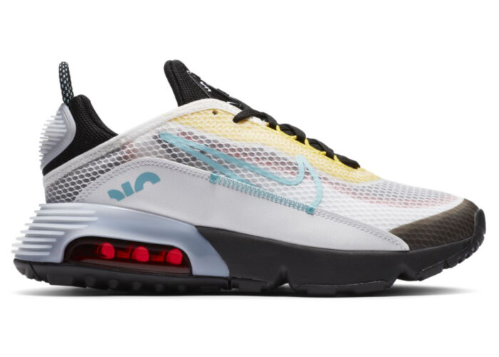 Nike Air Max 2090 White Yellow Aqua (GS)