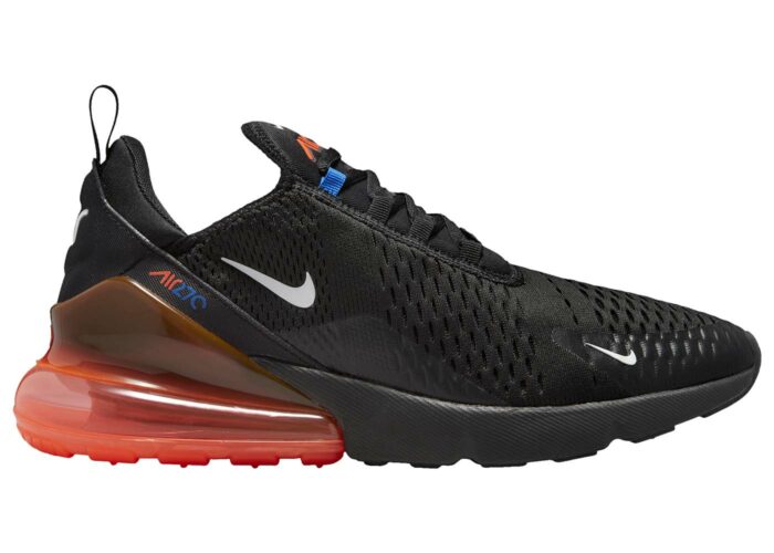 Nike Air Max 270 Black Bright Crimson Racer Blue