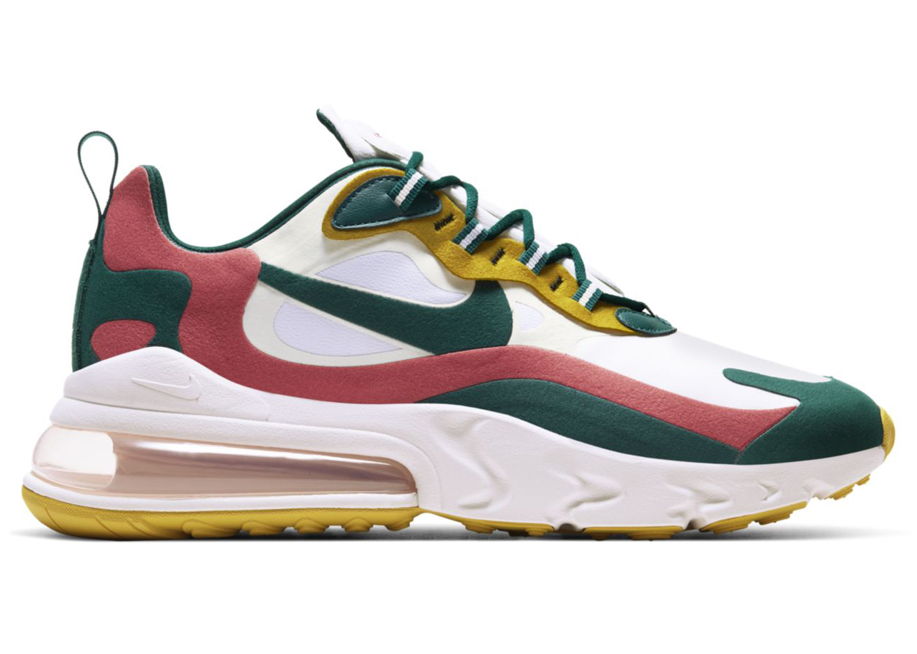 yellow nike 270 react