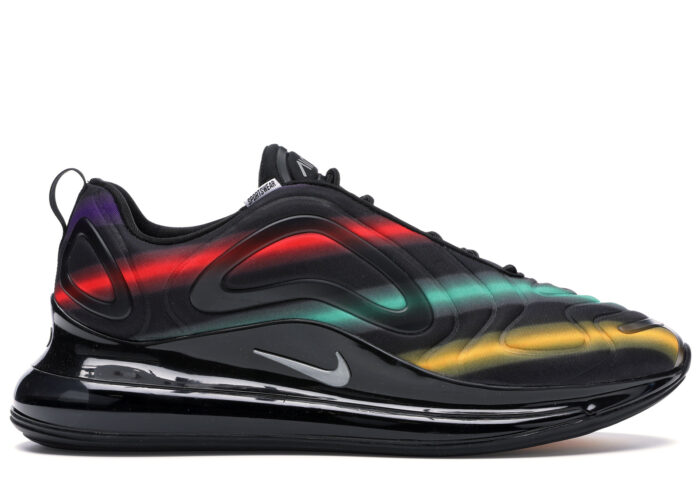 Nike Air Max 720 Black Neon Streaks