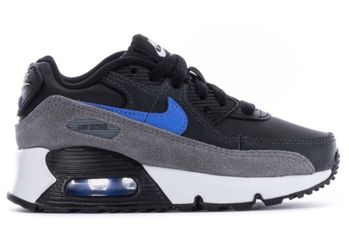 Nike Air Max 90 Black Medium Blue (PS)
