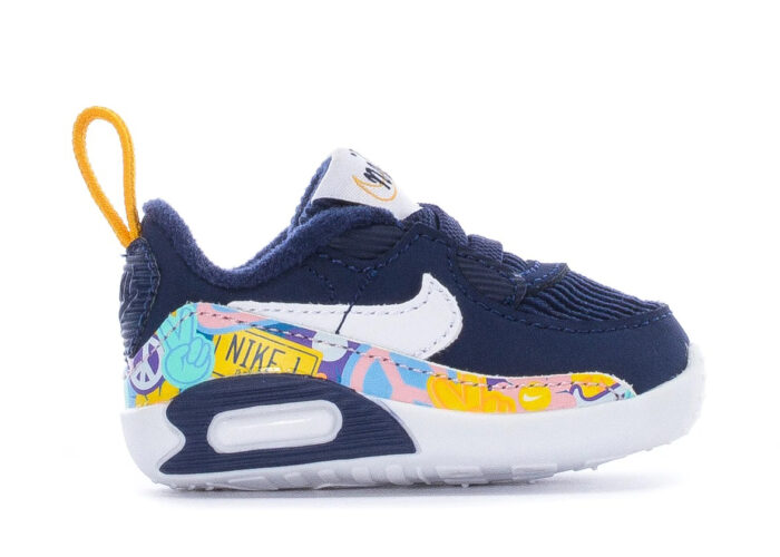 Nike Air Max 90 Leather Midnight Navy Peace (I)