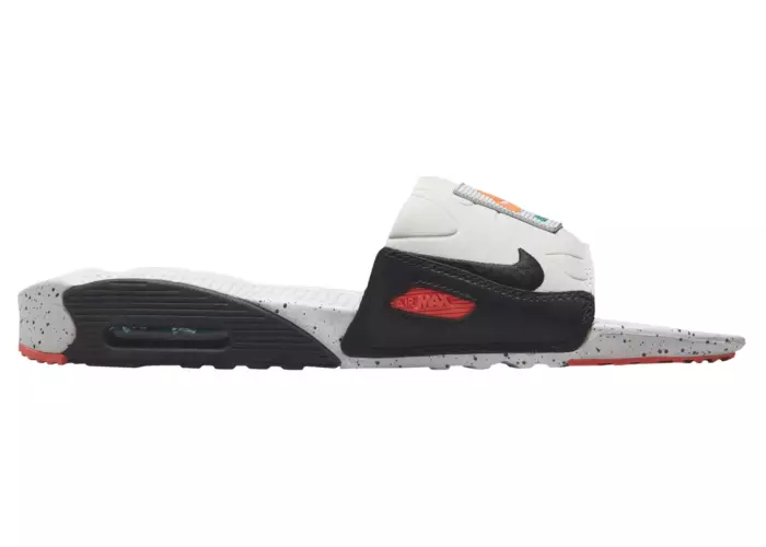Nike Air Max 90 Slide White Turf Orange Speckled