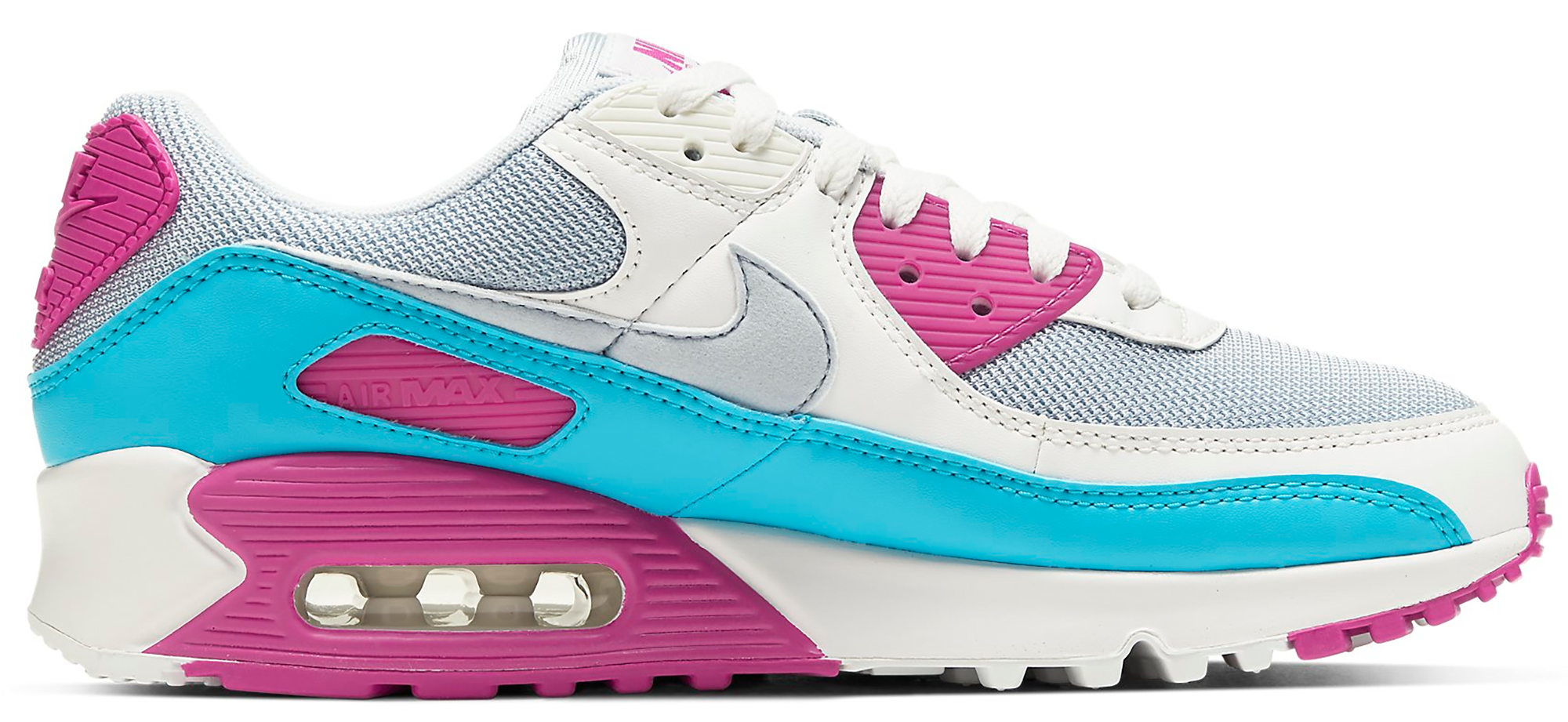 Neon pink nike air max 90 on sale