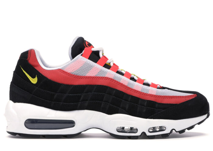 Nike Air Max 95 Black Crimson Yellow