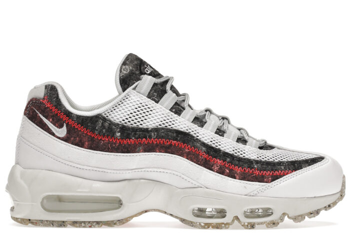 Nike Air Max 95 Crater White Photon Dust Bright Crimson