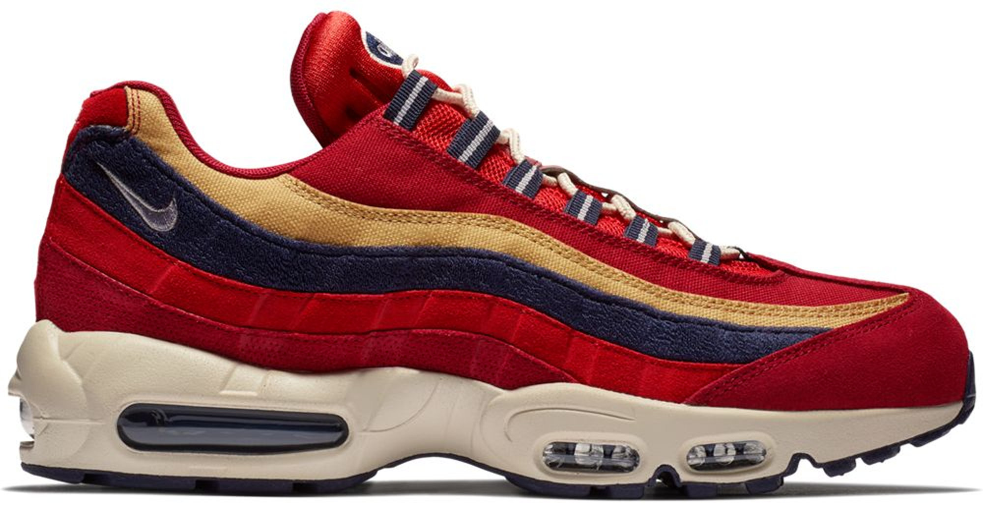 Nike Air Max 95 Red Crush Wheat Gold