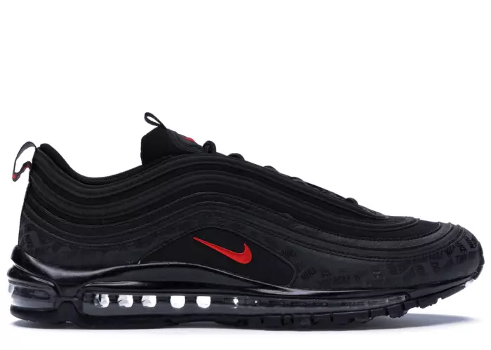 Nike Air Max 97 All-Over Print Black Red