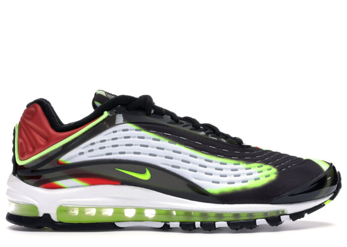 Nike Air Max Deluxe Black Volt Habanero Red