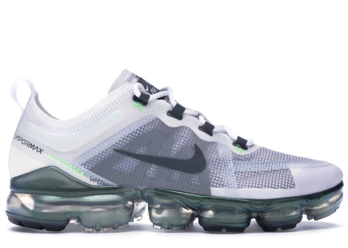 Nike Air VaporMax 2019 Premium White Platinum Tint Lime Blast