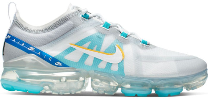 Nike Air VaporMax 2019 White University Gold Wolf Grey