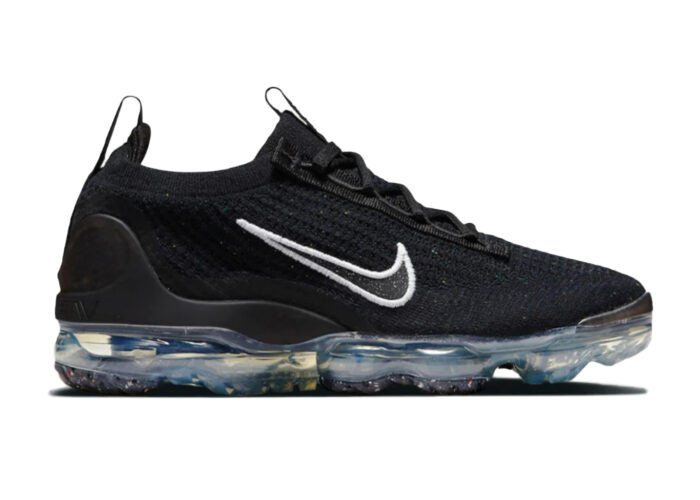 Nike Air VaporMax 2021 FK Black Metallic Silver (W)