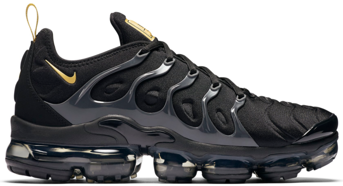 Nike Air VaporMax Plus Black Metallic Gold Anthracite BQ5068-001