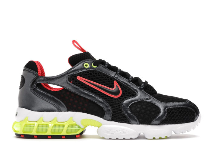 Nike Air Zoom Spiridon Cage Metallic Hematite Track Red Volt (W