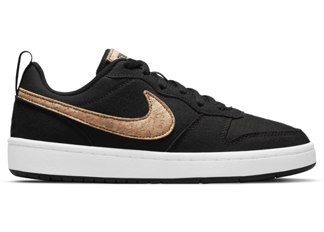 Nike Court Borough Low 2 Canvas Black Praline (GS)