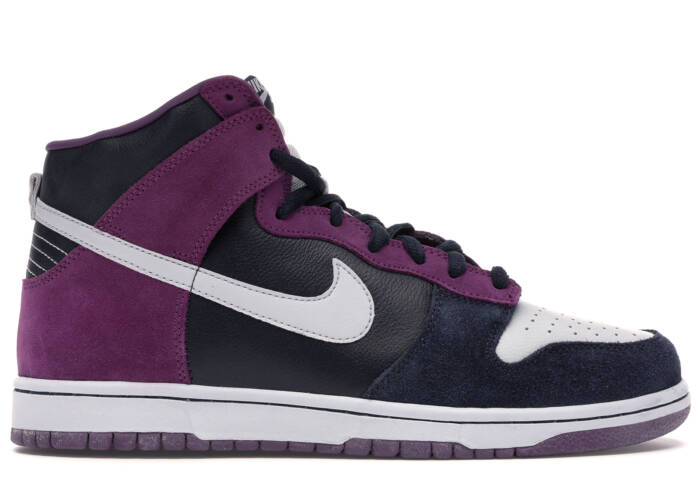Nike Dunk SB High Dark Obsidian Metallic Platinum