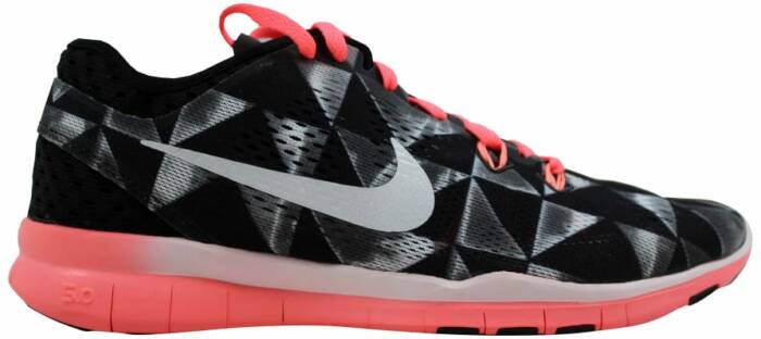 Nike Free 5.0 TR Fit 5 Print Black/White-Lava Glow (W)