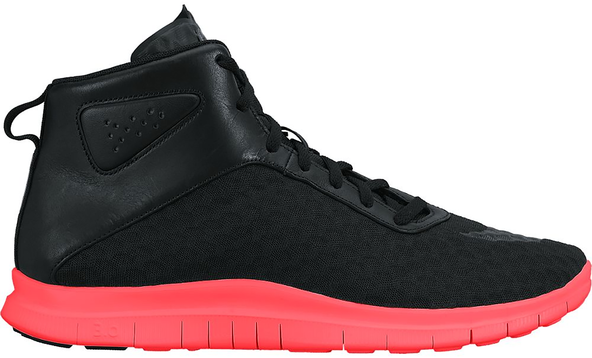 Nike Free Hypervenom Mid Black Hot Lava