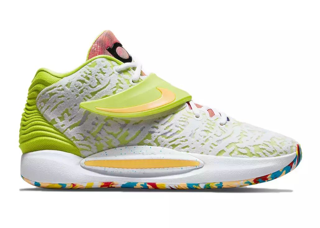 Nike KD 14 White Lime Green