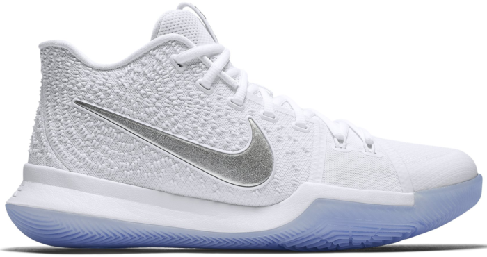 Nike Kyrie 3 White Chrome 852395 103 852396 103