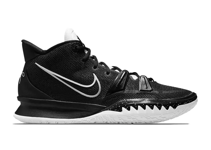 Nike Kyrie 7 Black White Swoosh