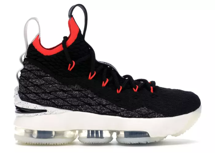 Nike LeBron 15 Black Bright Crimson (GS)