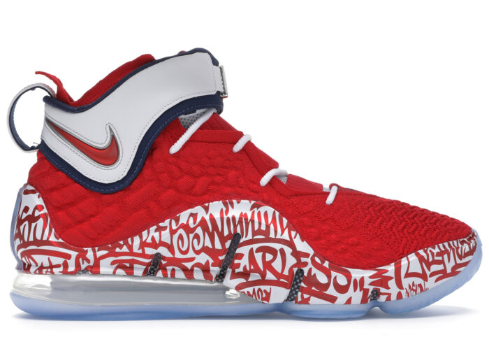 Nike LeBron 17 Graffiti Remix Red